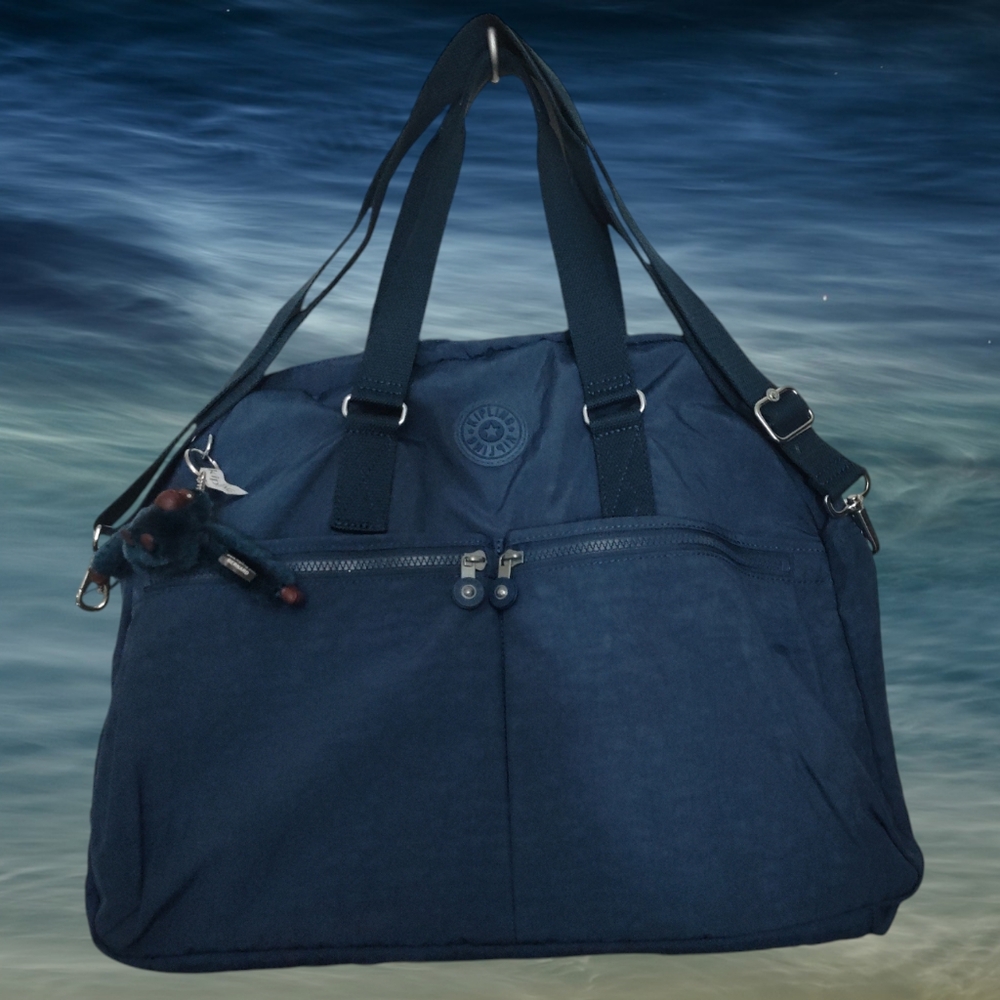 Kipling Eugina Satchel in Blue Embrace💙